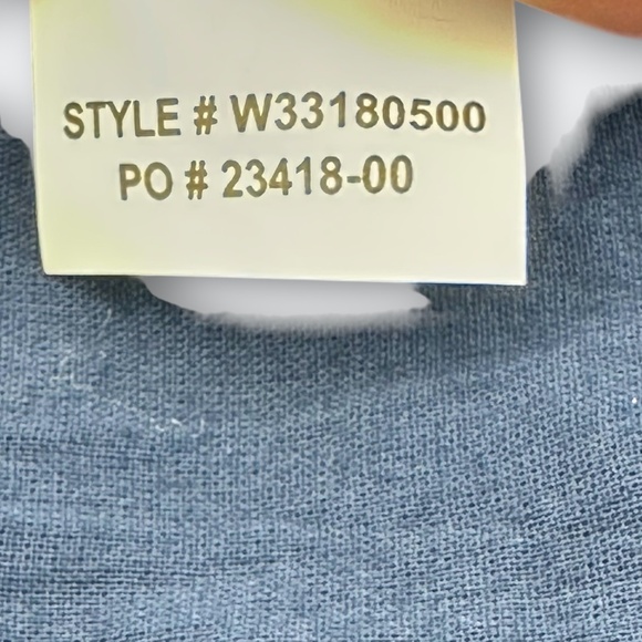 PrAna Sugar Pine Dress Equinox Blue Plaid Smocked Outdoor Organic MEDIUM (READ) - Picture 12 of 12